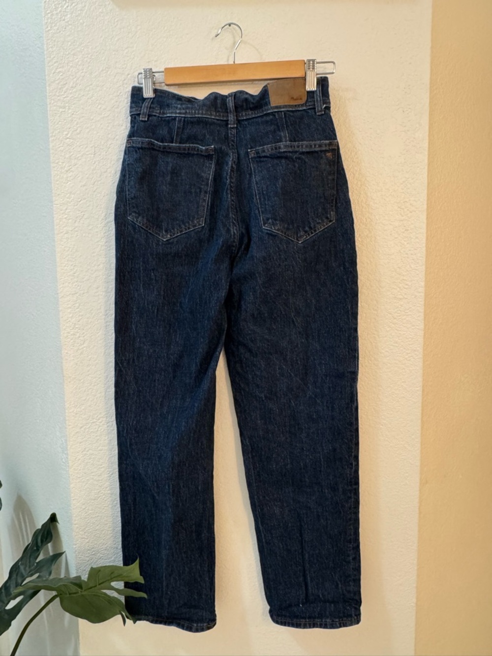 Madewell The Perfect Vintage Straight Leg Women’s Jeans - Dark Blue - Picture 8 of 12